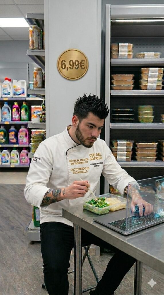 Artículo de opinión sobre la brecha entre la gastronomía española de élite y el consumo de ultraprocesados